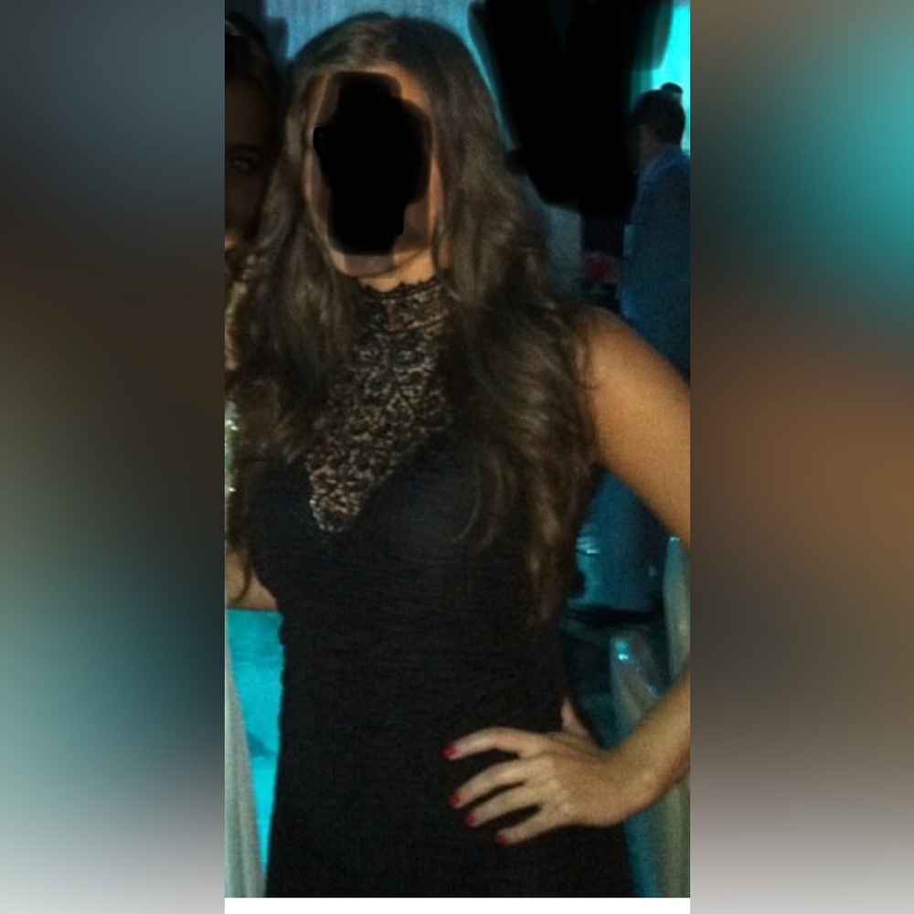 Black cocktail dress